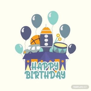 Happy Birthday Boy Vector