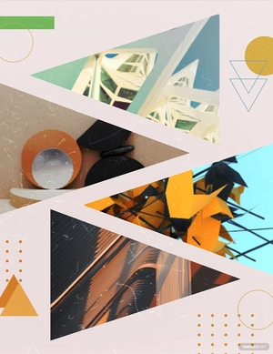 Geometric Photo Collage