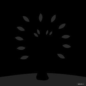 Simple Tree Silhouette