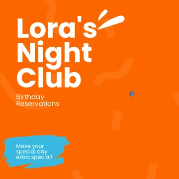 Free Nightclub Birthday Linkedin Post Template to Edit Online Free Nightclub Birthday Linkedin Post Template to Edit Online