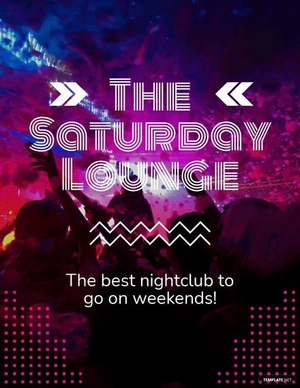 Saturday Night Club Flyer Template