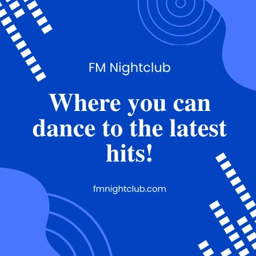 Free Music Nightclub Ad Linkedin Post Template to Edit Online