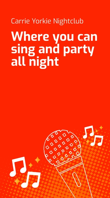 Free Karaoke Nightclub Snapchat Geofilter Template to Edit Online