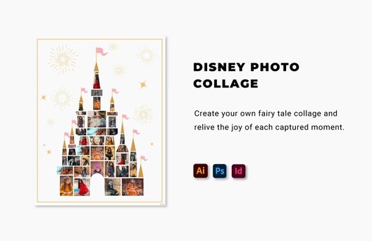 Disney Photo Collage Template
