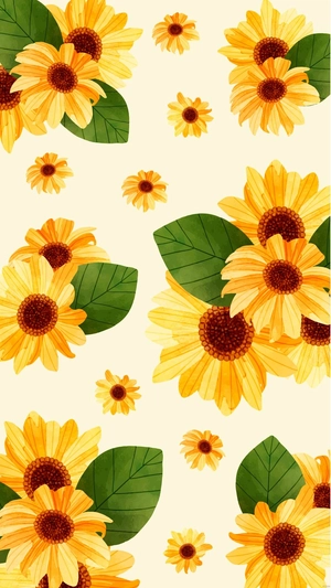 Aesthetic Sunflower Iphone Background
