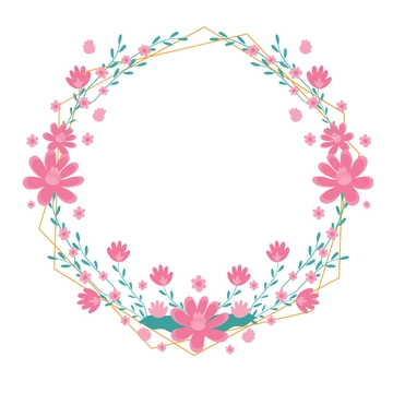 Free Floral Happy Birthday Frame Clipart Template to Edit Online