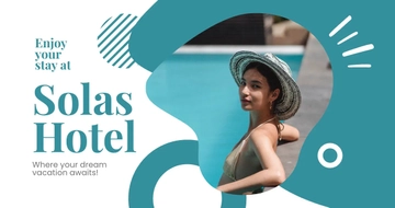 Free Dream Vacation Facebook Post Template to Edit Online