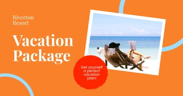 Free Vacation Package Facebook Post Template to Edit Online