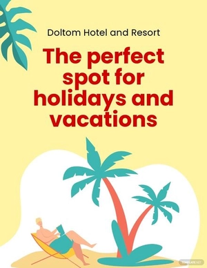 Holiday Vacation Flyer Template
