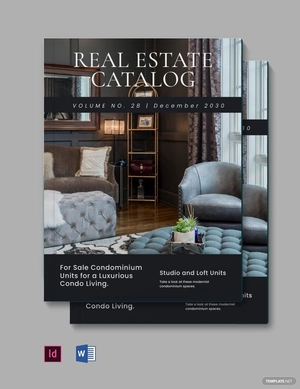 Modern Real Estate Catalog Template