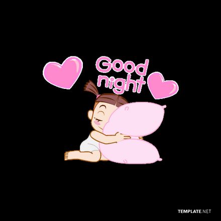 Love night Animated Stickers