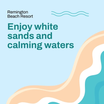 Free Vacation Marketing Instagram Post Template to Edit Online