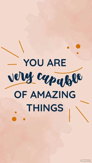 Positive Quote iPhone Background