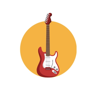 Free Rock Music Instrument Clipart Template to Edit Online