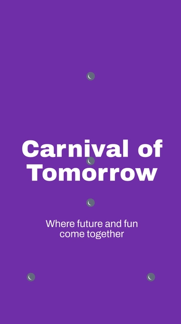Free Modern Carnival Whatsapp Post Template to Edit Online