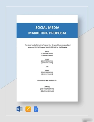 Social Media Marketing Proposal Template