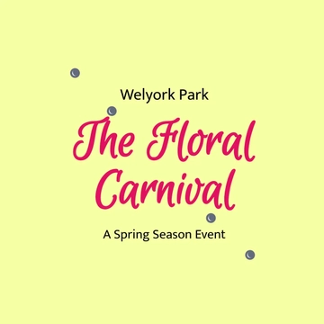 Free Spring Carnival Instagram Post Template to Edit Online