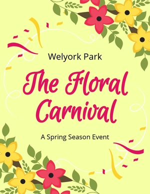 Spring Carnival Flyer Template
