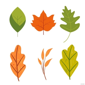 Thanksgiving Leaves Vector