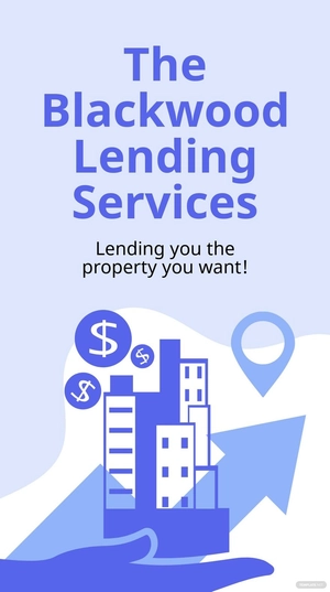 Free Mortgage Lender Whatsapp Post Template to Edit Online