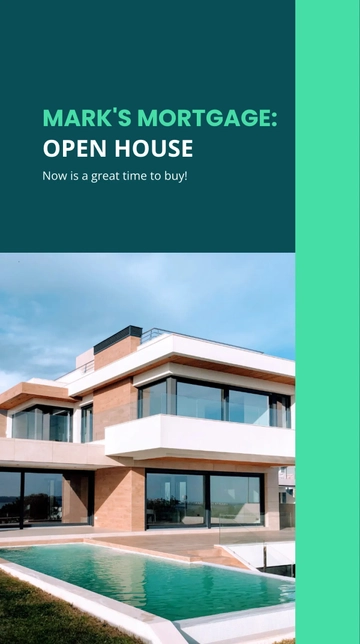 Free Mortgage Open House Whatsapp Post Template to Edit Online
