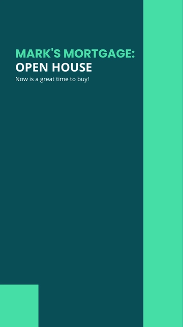 Free Mortgage Open House Snapchat Geofilter Template to Edit Online