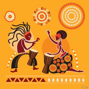 Tribal Music Vector