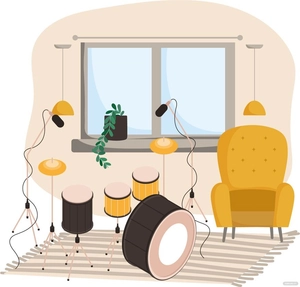 House Music Vector