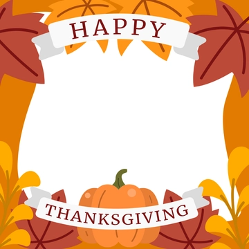 Free Thanksgiving Border Clipart Template to Edit Online