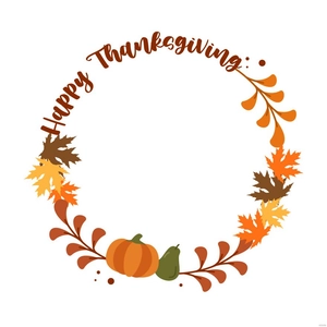 Thanksgiving Frame Vector