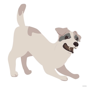 Angry Dog Vector