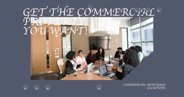 Free Commercial Mortgage Facebook Post Template to Edit Online