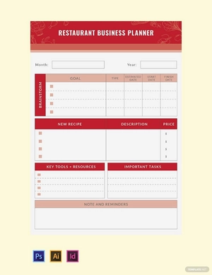 Restaurant Business Planner Template