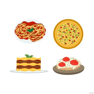 Italian Food Vector