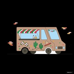 Food Truck Vector