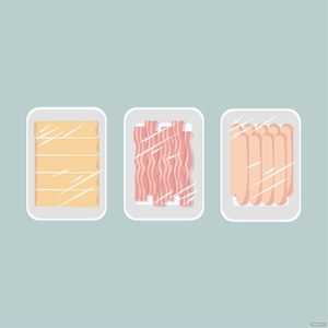 Frozen Food Vector