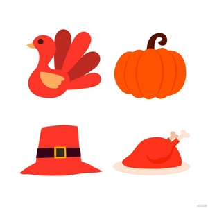 Red Thanksgiving Vector