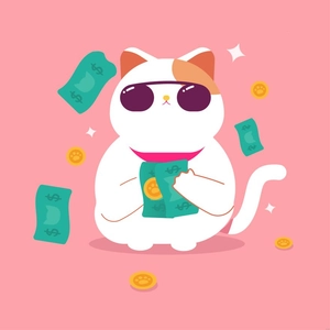 Cartoon Money Illustration