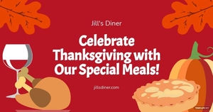 Free Thanksgiving Celebration Facebook Post Template to Edit Online