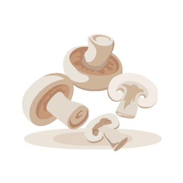 Free Mushrooms Clipart Template to Edit Online