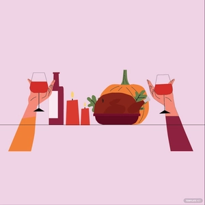 Cartoon Thanksgiving Vector
