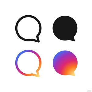 Instagram Comment Icon Vector