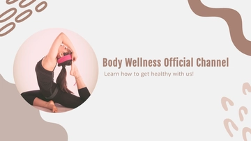 Free Health And Wellness Youtube Banner Template to Edit Online