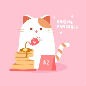 Bake Sale Cartoon Illustration