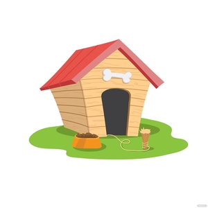 Dog House Vector