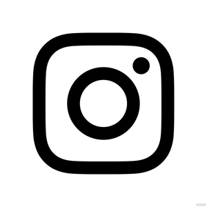 Instagram Glyph Vector