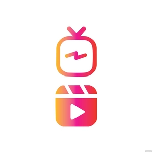 Instagram Video Icon Vector