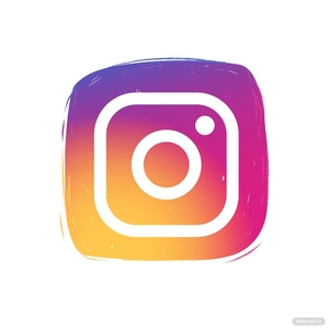 Doodle Instagram Vector