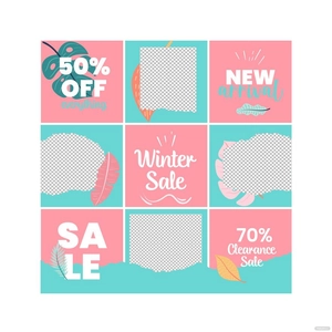 Instagram Layout Vector