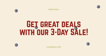 Free Fall/Autumn Sale Promotion Facebook Post Template to Edit Online